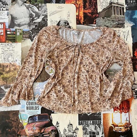 Vintage Floral Blouse Womens John Paul Richard - Picture 2 of 6